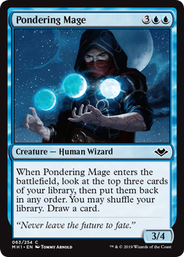 Pondering Mage (Modern Horizons) Near Mint - Nick Nack's Full Frontal Attack