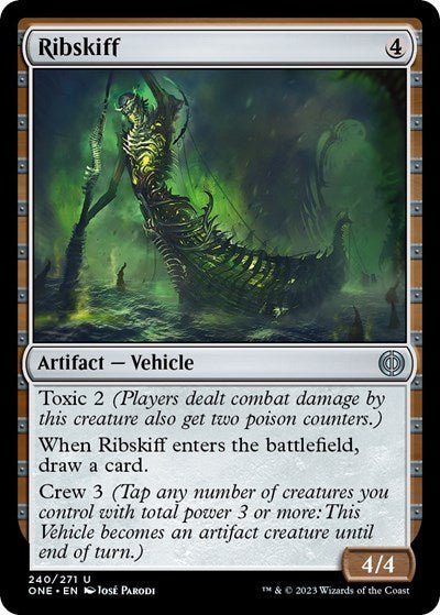 Ribskiff (Phyrexia: All Will Be One) Near Mint - Nick Nack's Full Frontal Attack