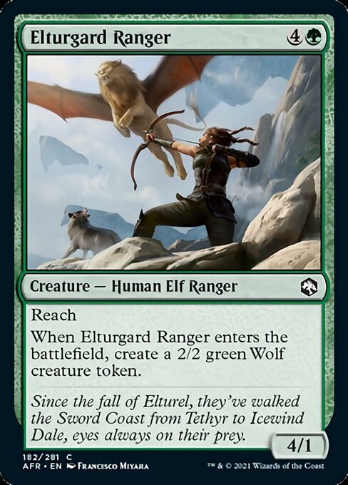 Elturgard Ranger (Adventures in the Forgotten Realms) Near Mint - Nick Nack's Full Frontal Attack