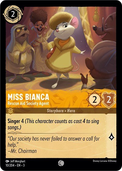Miss Bianca - Rescue Aid Society Agent (Into the Inklands) Near Mint - Nick Nack's Full Frontal Attack