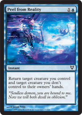 Peel from Reality (Avacyn Restored) Light Play