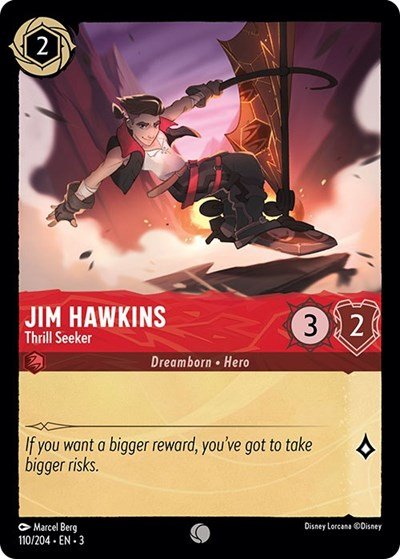 Jim Hawkins - Thrill Seeker (Into the Inklands) Near Mint - Nick Nack's Full Frontal Attack