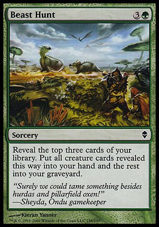 Beast Hunt (Zendikar) Near Mint - Nick Nack's Full Frontal Attack
