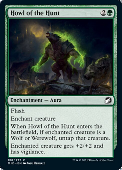 Howl of the Hunt (Innistrad: Midnight Hunt) Near Mint - Nick Nack's Full Frontal Attack