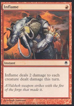 Inflame (Darksteel) Light Play - Nick Nack's Full Frontal Attack