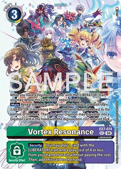 Vortex Resonance (Digimon Liberator Debuggers Set) (Digimon LIBERATOR) Near Mint Foil