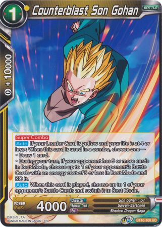 Contraataque Son Gohan [BT10-100] 