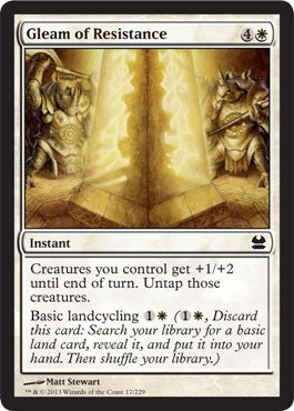 Gleam of Resistance (Modern Masters) Near Mint - Nick Nack's Full Frontal Attack