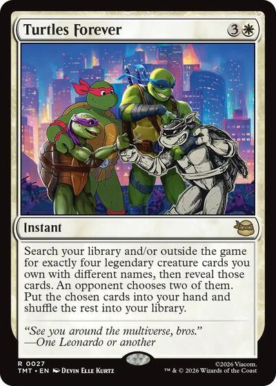 Turtles Forever (Teenage Mutant Ninja Turtles) Near Mint