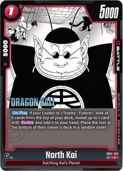North Kai (Manga Booster 02) Near Mint Holofoil - Nick Nack's Full Frontal Attack