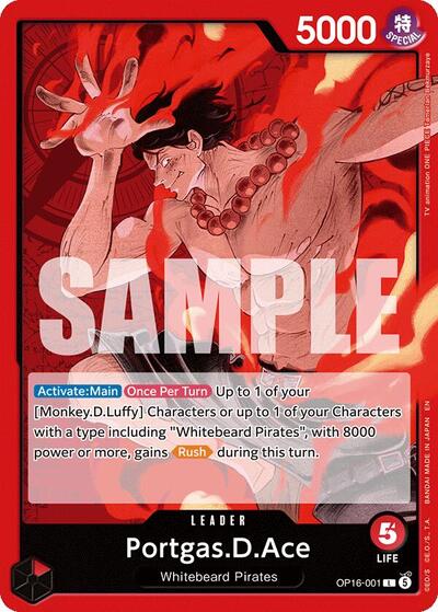 Portgas.D.Ace (The Time of Battle) Near Mint