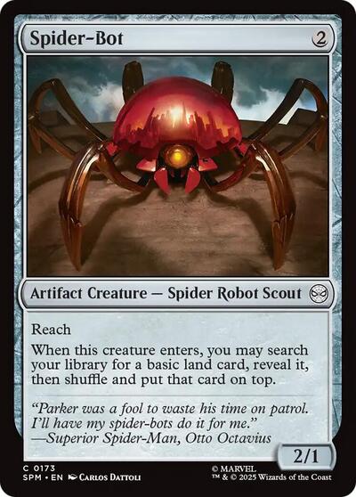 Spider - Bot (Marvel's Spider - Man) Near Mint - Nick Nack's Full Frontal Attack