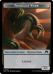 Phyrexian Germ // Phyrexian Wurm (0018) Double-Sided Token [Modern Horizons 3 Tokens]