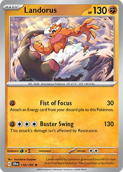 Landorus (SV08: Surging Sparks) Near Mint Holofoil
