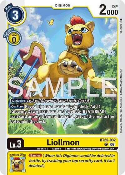 Liollmon (Dual Revolution Booster) Near Mint