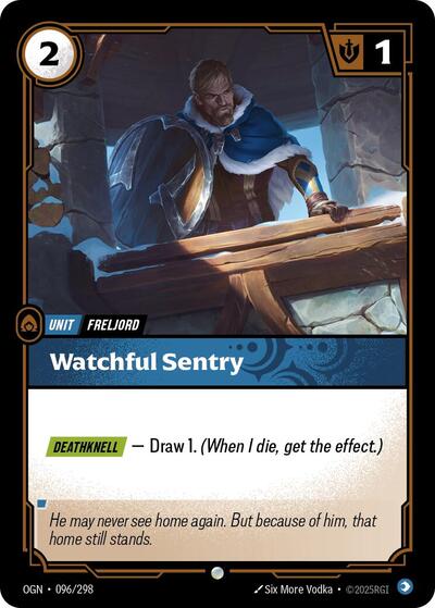 Watchful Sentry (Origins) Near Mint - Nick Nack's Full Frontal Attack
