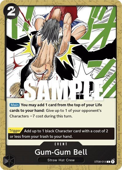 Gum - Gum Bell (Starter Deck 8: Monkey.D.Luffy) Near Mint - Nick Nack's Full Frontal Attack