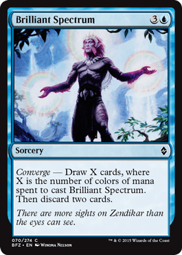 Brilliant Spectrum (Battle for Zendikar) Near Mint - Nick Nack's Full Frontal Attack