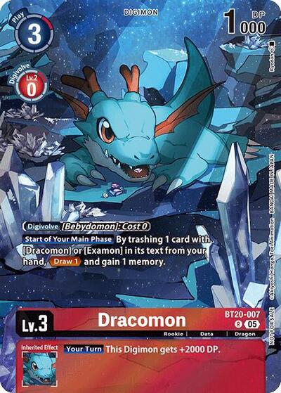Dracomon (Box Topper) (Versus Monsters) Near Mint - Nick Nack's Full Frontal Attack