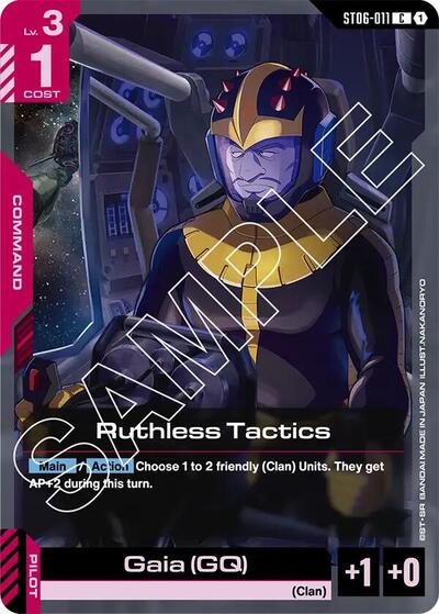 Ruthless Tactics (Starter Deck 06: Clan Unity) Near Mint - Nick Nack's Full Frontal Attack