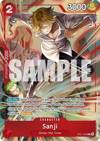 Sanji (Premium Card Collection -Best Selection Vol. 6-) (One Piece Promotion Cards) Near Mint Foil