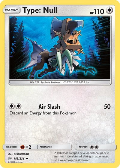 Type: Null (SM - Cosmic Eclipse) Near Mint