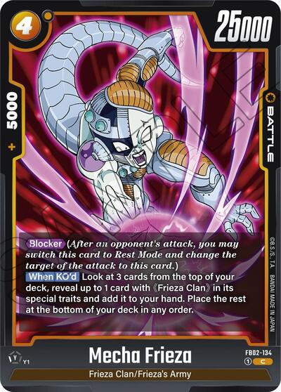 Mecha Frieza (Blazing Aura) Near Mint