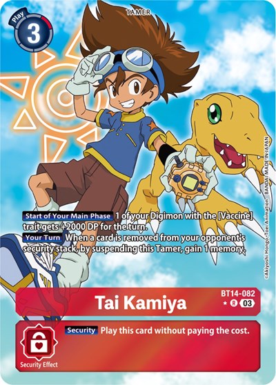 Tai Kamiya (Alternate Art) (Blast Ace) Near Mint Foil