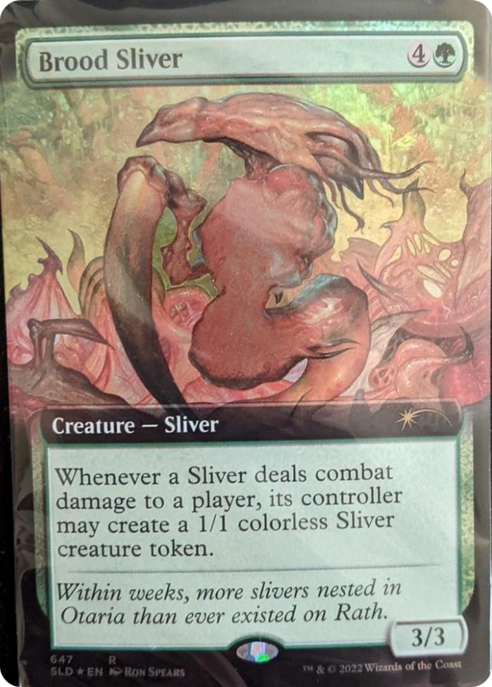 Brood Sliver (Extended Art) [Secret Lair Drop Promos]