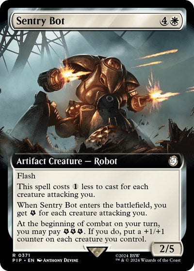 Sentry Bot (Extended Art) (Universes Beyond: Fallout) Near Mint