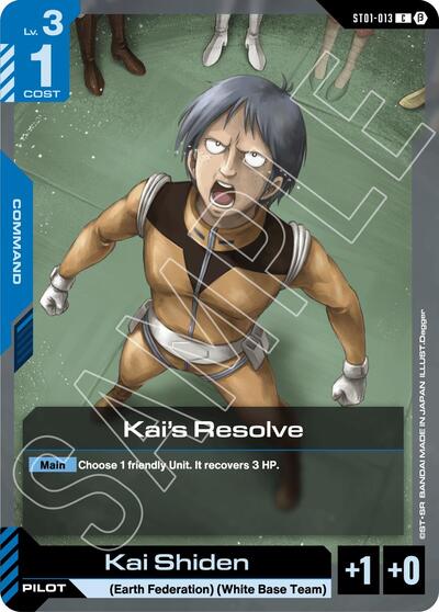Kai's Resolve (Edition Beta) Near Mint