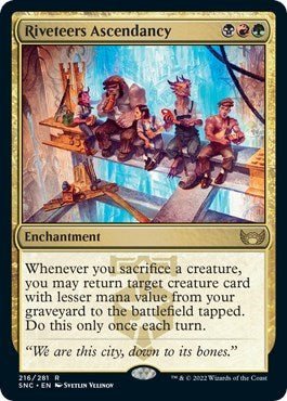 Riveteers Ascendancy (Streets of New Capenna) Near Mint - Nick Nack's Full Frontal Attack