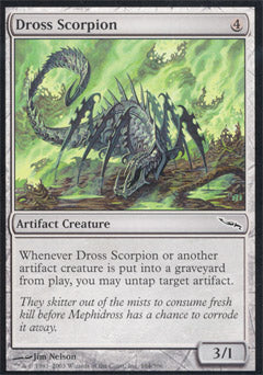Dross Scorpion (Mirrodin) Light Play