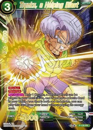 Trunks, una Explosión de Ayuda (Sello Dorado) [P-128] 