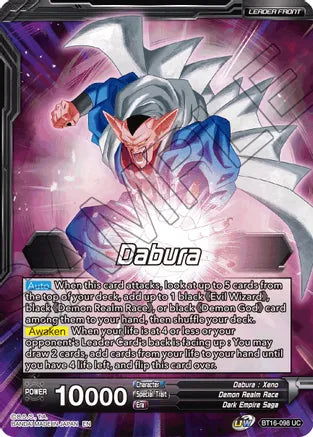 Dabura // Dios demonio Dabura, Despertar diabólico [BT16-098] 