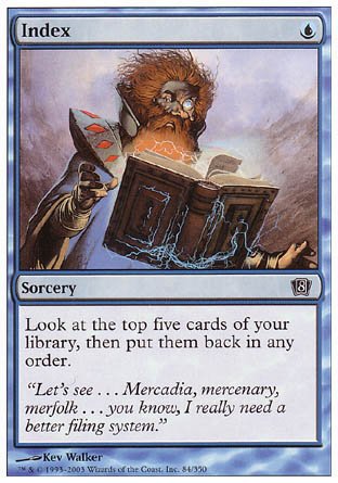 Index (8th Edition) Near Mint - Nick Nack's Full Frontal Attack