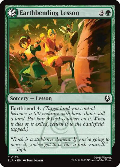 Earthbending Lesson (Avatar: The Last Airbender) Near Mint - Nick Nack's Full Frontal Attack