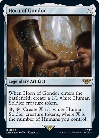 Horn of Gondor (Universes Beyond: The Lord of the Rings: Tales of Middle-earth) Near Mint Foil - Nick Nack's Full Frontal Attack
