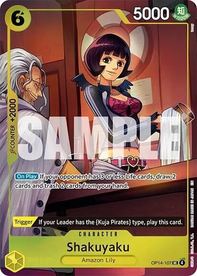 Shakuyaku (One Piece Illustration Box Vol. 7) (One Piece Promotion Cards) Near Mint Foil