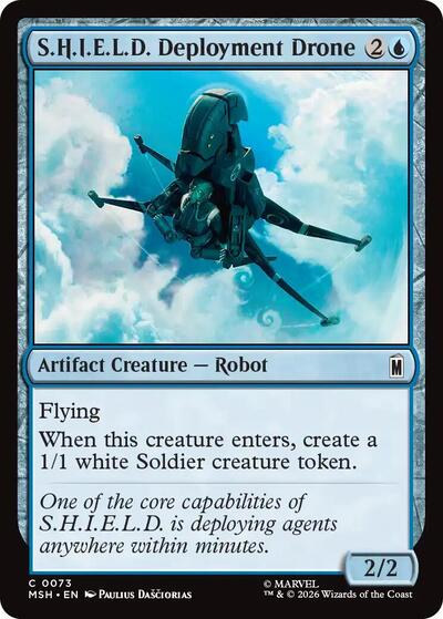 S.H.I.E.L.D. Deployment Drone (Marvel Super Heroes) Near Mint Foil
