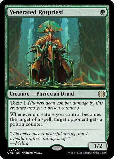 Venerated Rotpriest (Phyrexia: All Will Be One) Near Mint - Nick Nack's Full Frontal Attack