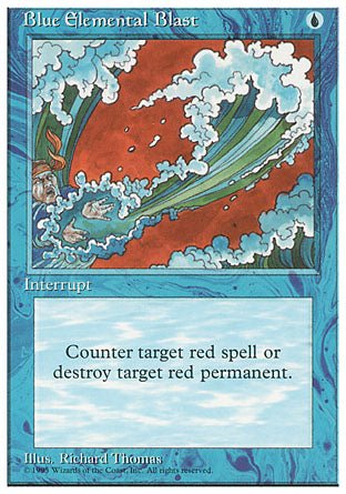 Blue Elemental Blast (4th Edition) Light Play - Nick Nack's Full Frontal Attack