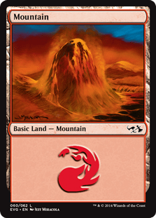 Mountain 2 (Duel Decks Anthology: Elves vs Goblins) Near Mint - Nick Nack's Full Frontal Attack