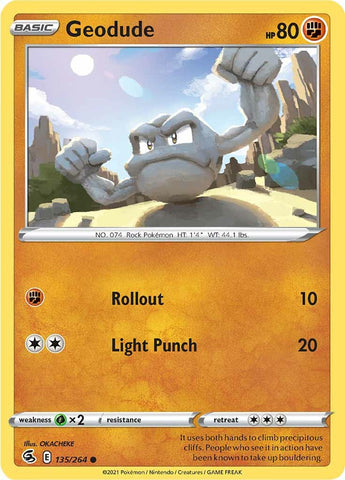 Geodude (135/264) [Espada y escudo: Golpe de fusión] 