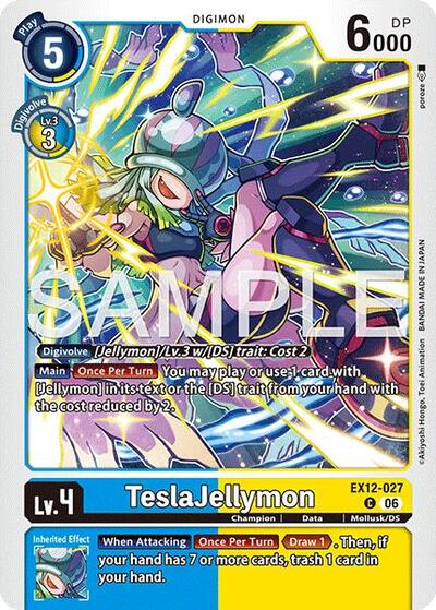 TeslaJellymon (Digital World Shambala) Near Mint