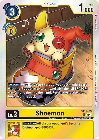 Shoemon (Starter Deck 19: Fable Waltz) Near Mint Foil
