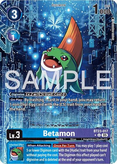 Betamon (Alternate Art) (Hackers' Slumber) Near Mint