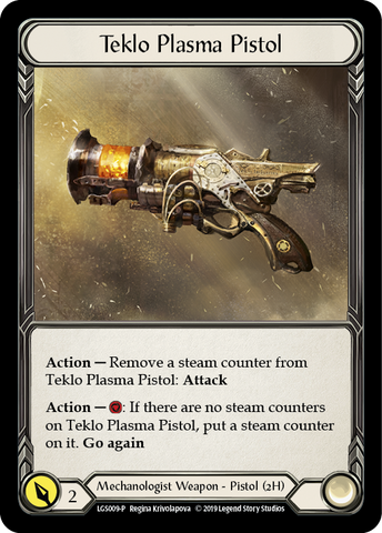 Teklo Plasma Pistol [LGS009-P] 1ère édition Cold Foil 