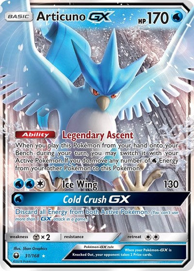 Articuno GX (SM - Celestial Storm) Near Mint Holofoil