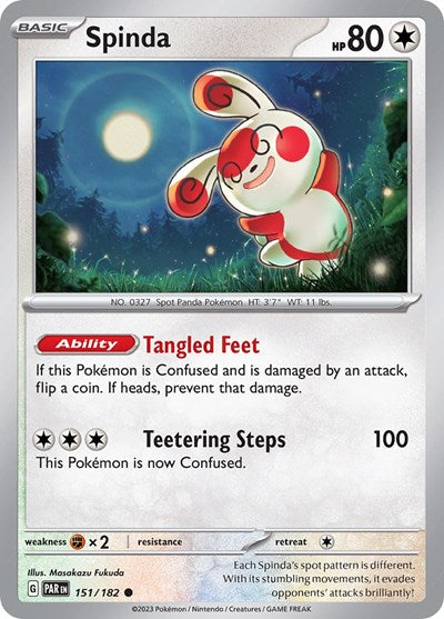 Spinda (Scarlet and Violet: Paradox Rift) Near Mint